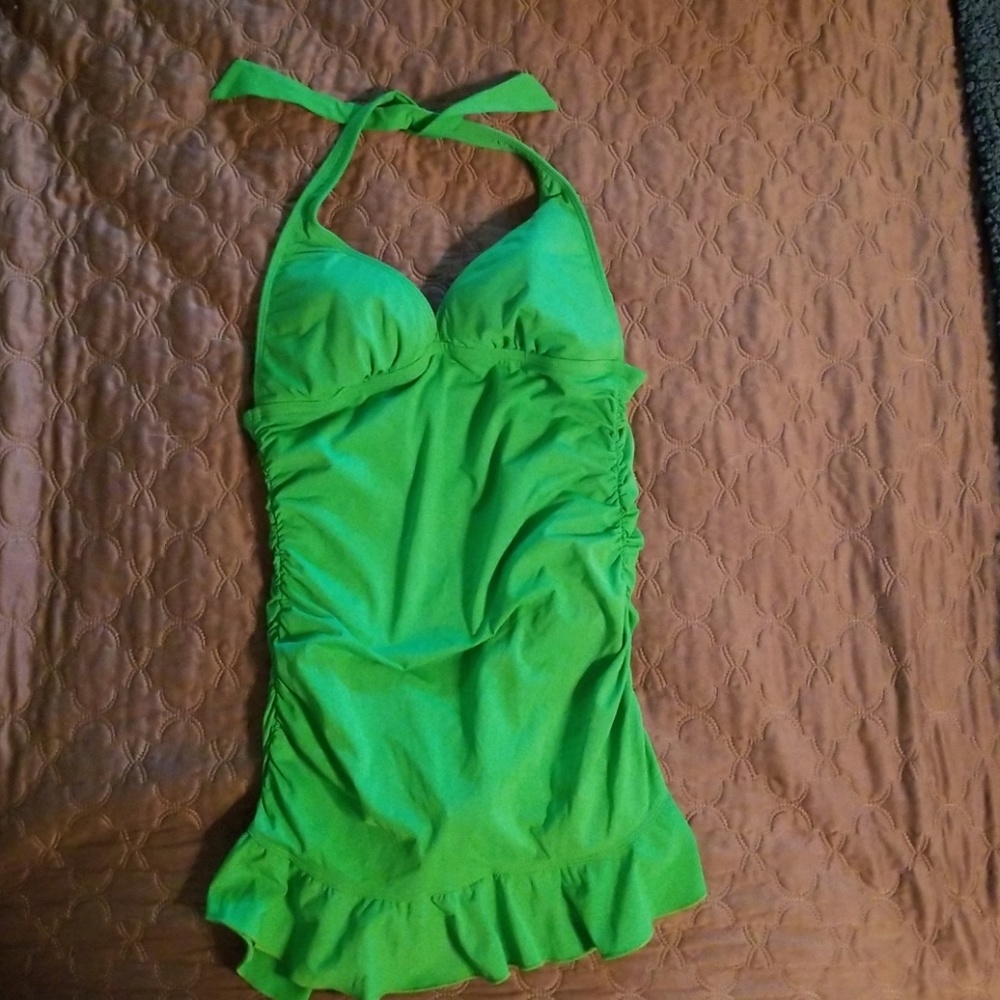 Kenneth Cole Reaction retro green one-piece